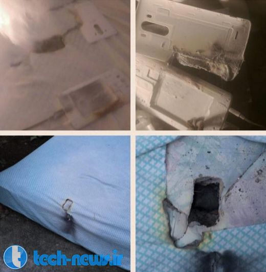 LG-G3-explosion-and-fire-damages-mattress