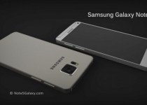 Samsung Galaxy Note 5 renders show 4K display, metal and glass body 5