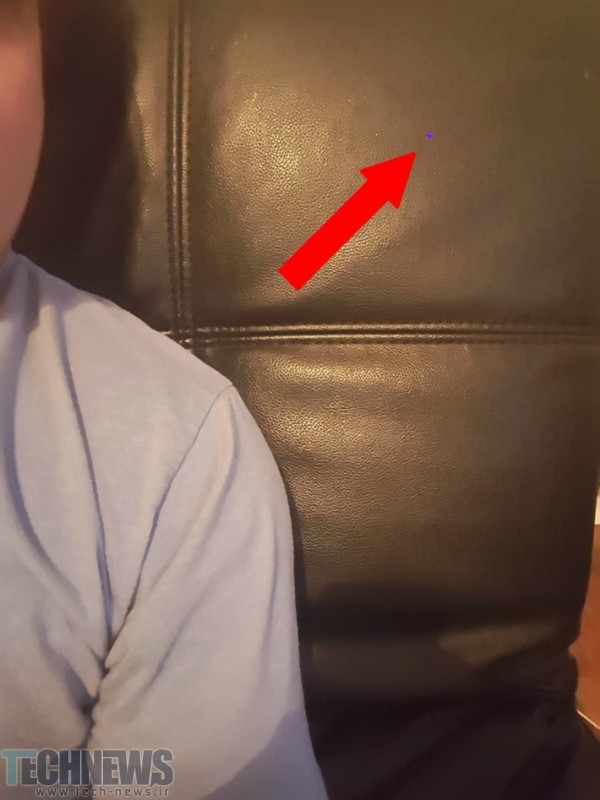 Some Galaxy S6 owners are seeing a purple speck on photos taken with the front-facing camera 2