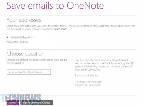 OneNote-Email-Yourself