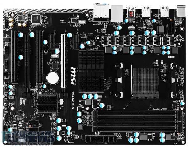 MSI Intros 970A-G43 Plus Socket AM3+ Motherboard 2