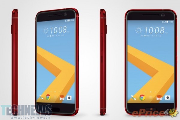 این نسخه قرمز‌رنگ HTC 10 است