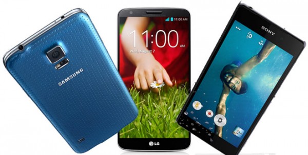 مقایسه سه پرچمدار اندرویدی، LG G2،Xperia Z2 و Galaxy S5