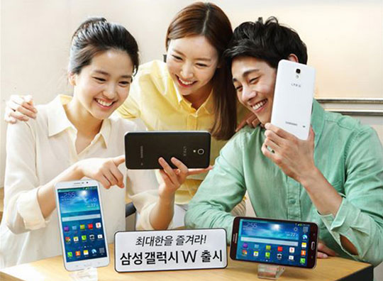 سامسونگ این‏بار یک تلفن هوشمند 7 اینچی معرفی کرد، Galaxy W
