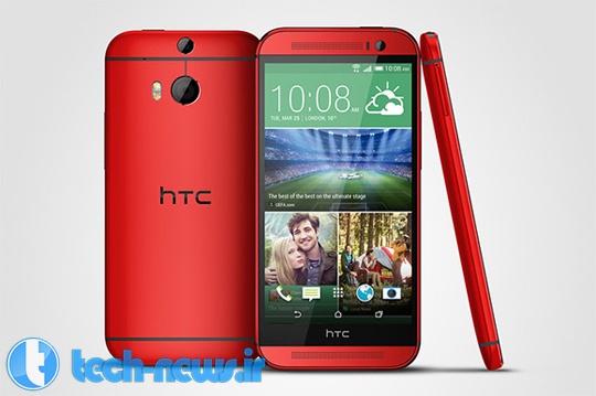 O2 در 4 آگوست نسخه قرمز رنگ (HTC One (M8 را عرضه می کند