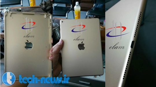 تصاویر لورفته از کاور پشت iPad Air 2، طراحی ظریف تر آن را تایید میکنند