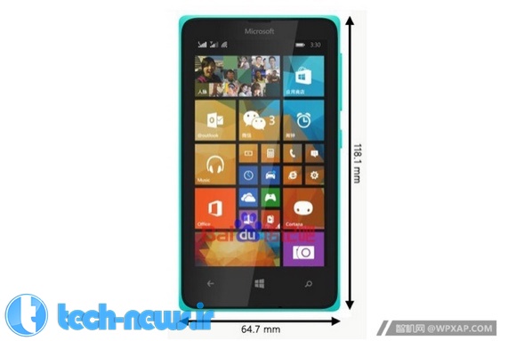 مشخصات و عکس تلفن هوشمند Lumia 435 لو رفت
