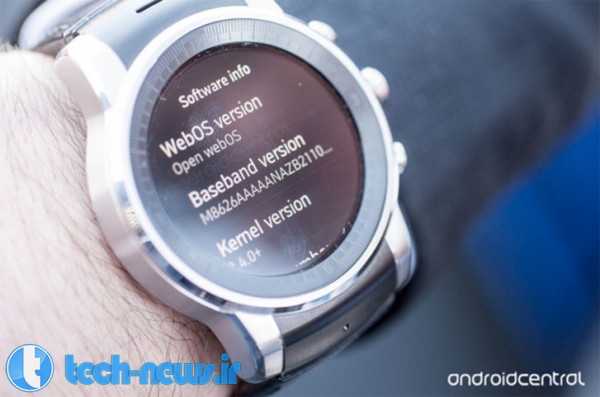 ال جی، آئودی و سیستم عامل webOS در ساعت هوشمند جدید ال جی (CES 2015)