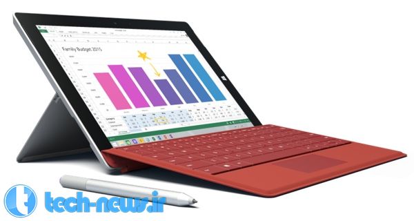تبلت جدید Microsoft Surface 3 با ویندوز 8.1 کامل و قیمتی پایینتر معرفی شد