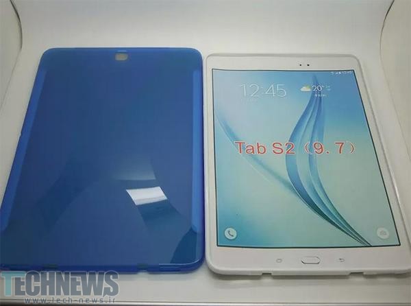 تصاویر جدید و لو رفته ازتبلت Samsung Galaxy Tab S2 این‌بار به همراه یک کاور محافظ