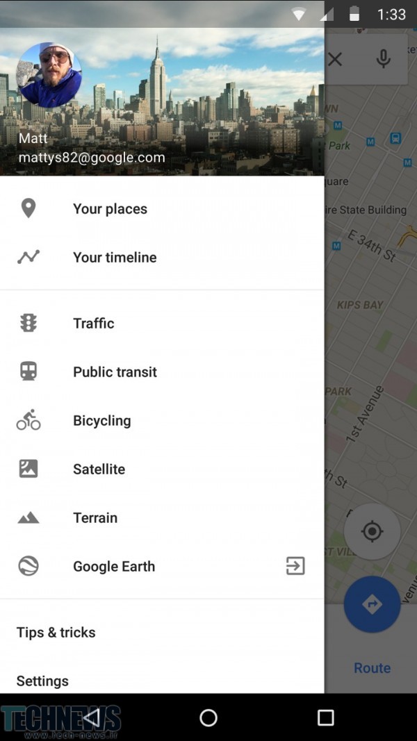 گوگل با استفاده از ویژگی Timeline برنامه Maps تمامی مکان‌های بازدید شده توسط شما را ذخیره می‌کند