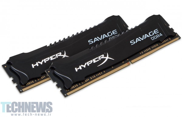 رونمایی کینگ‌استون از حافظه‌های رم HyperX Savage DDR4