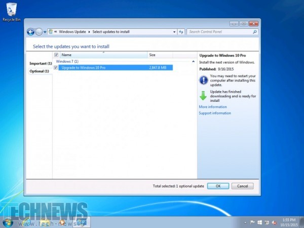 مایکروسافت به اشتباه برخی از کامپیوترهای مجهز به ویندوز 7 و 8 را به ویندوز 10 بروز کرده است