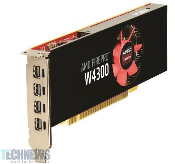 AMD از کارت گرافیک پایین‌رده FirePro W4300 رونمایی کرد
