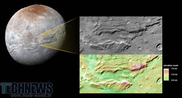 ناسا اطلاعات جدیدی از گذشته‌ یکی از قمرهای سیاره پلوتو با نام شارون را منتشر کرد