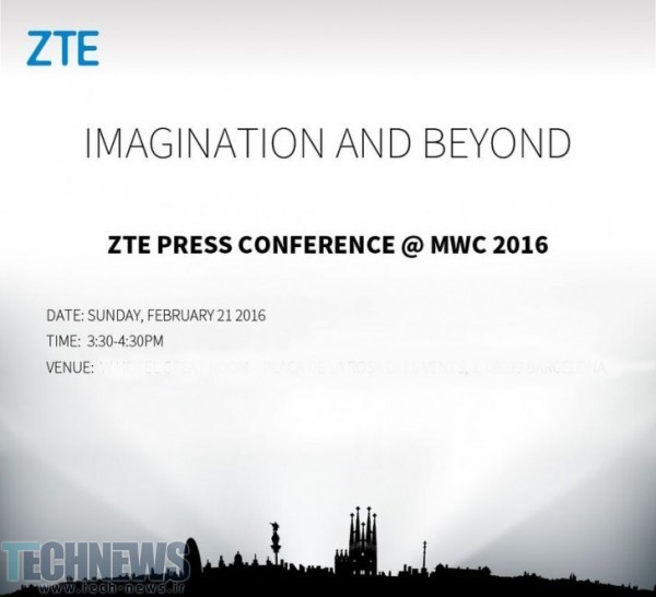 ZTE کنفرانس خبری خود را در MWC امسال برای دوم اسفندماه برنامه‌ریزی کرده است