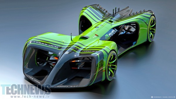 انویدیا قدرت‌بخش اولین خودروهای بدون راننده مسابقات Roborace خواهد بود