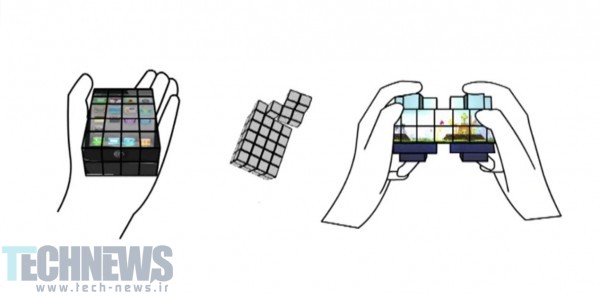 محققان صفحه‌نمایش لمسی شبیه به مکعب روبیک ساخته‌اند