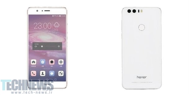 رندرهای جدید گوشی Honor 8 بخش‌های پشتی و جلویی این گوشی را بهتر نشان می‌دهد