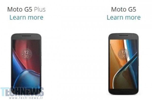 مشخصات و تصاویر Moto G5 و G5 Plus موتورولا به بیرون درز پیدا کرد