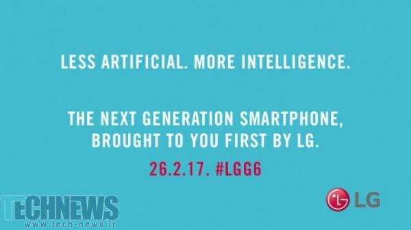 تیزر جدید LG G6: هوشمند تر از قبل!