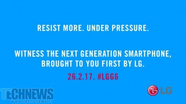 تیزر جدید ال‌جی مقاومت LG G6 را در برابر آب و گردوغبار تایید می‌کند