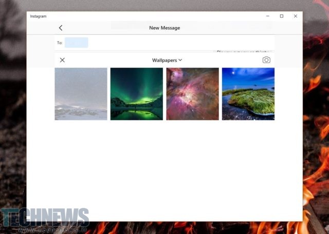 امکان به اشتراک‎گذاری تصاویر و ویدئو از طریق پیام مستقیم به اپلیکیشن اینستاگرام ویندوز 10 اضافه شد