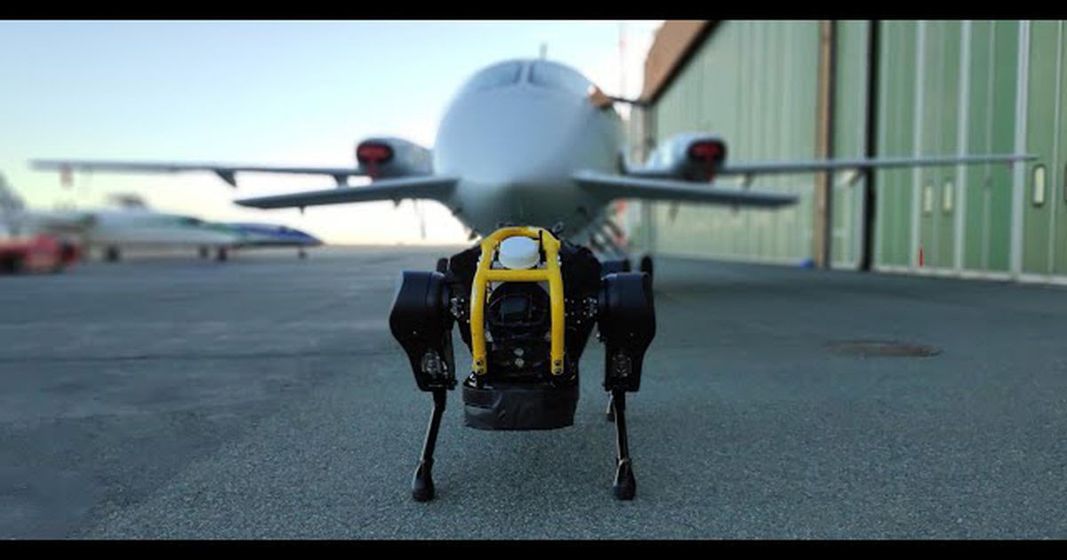 جابجایی هواپیماها با ربات HyQReal + ویدئو