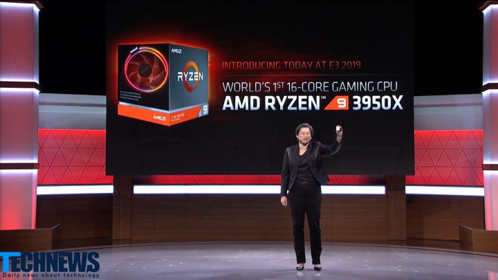 اولین پردازنده 16 هسته ای جهان Ryzen 9 3950X توسط AMD ساخته شد