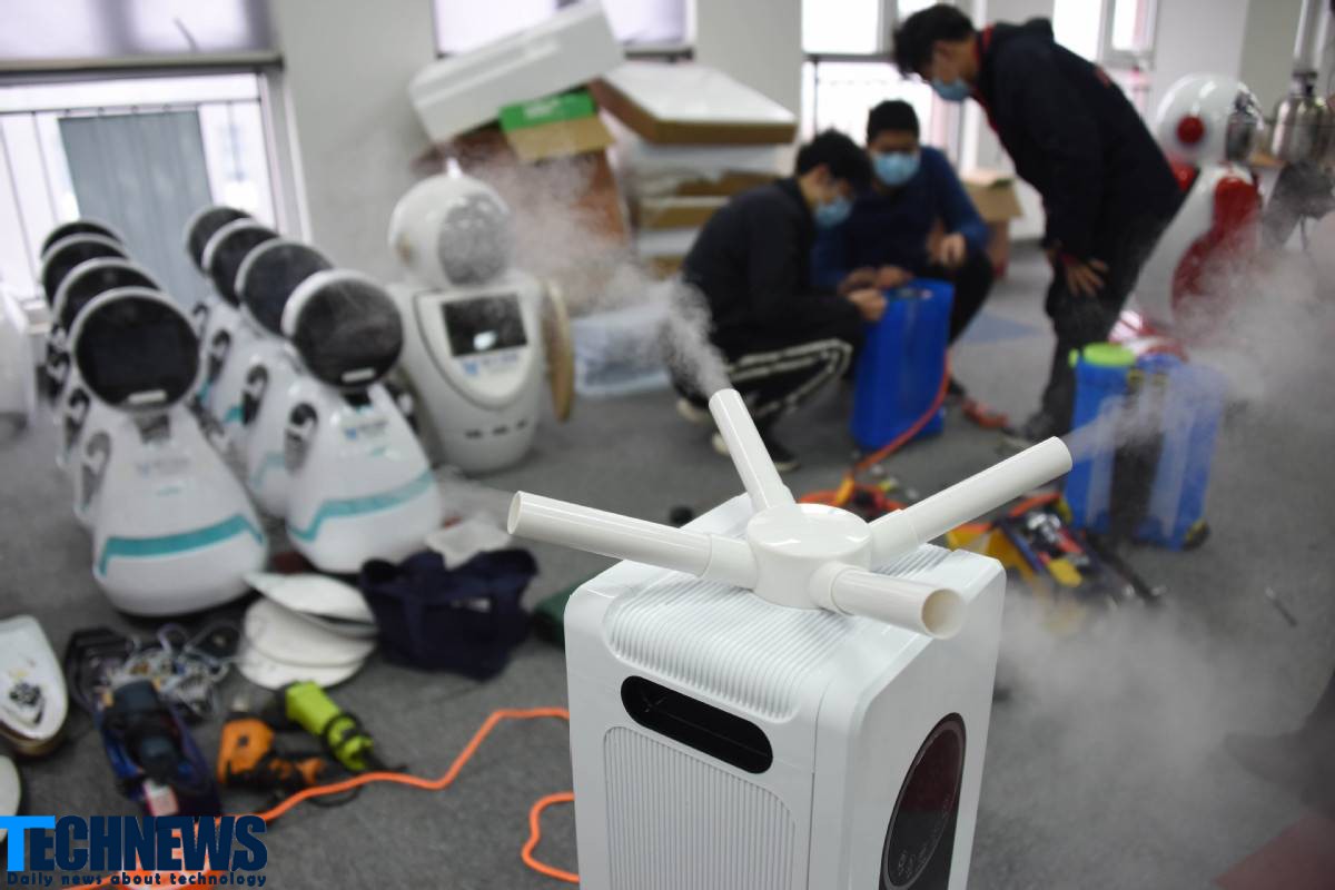 نقش ربات‌ها در بیمارستان‌های چین در مقابله با ویروس کرونا