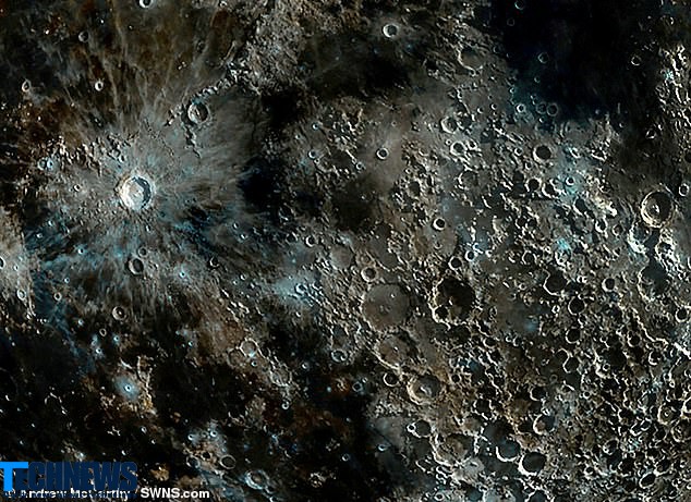 انتشار تصاویر بسیار دقیقی از دهانه‌های ماه توسط عکاس آمریکایی