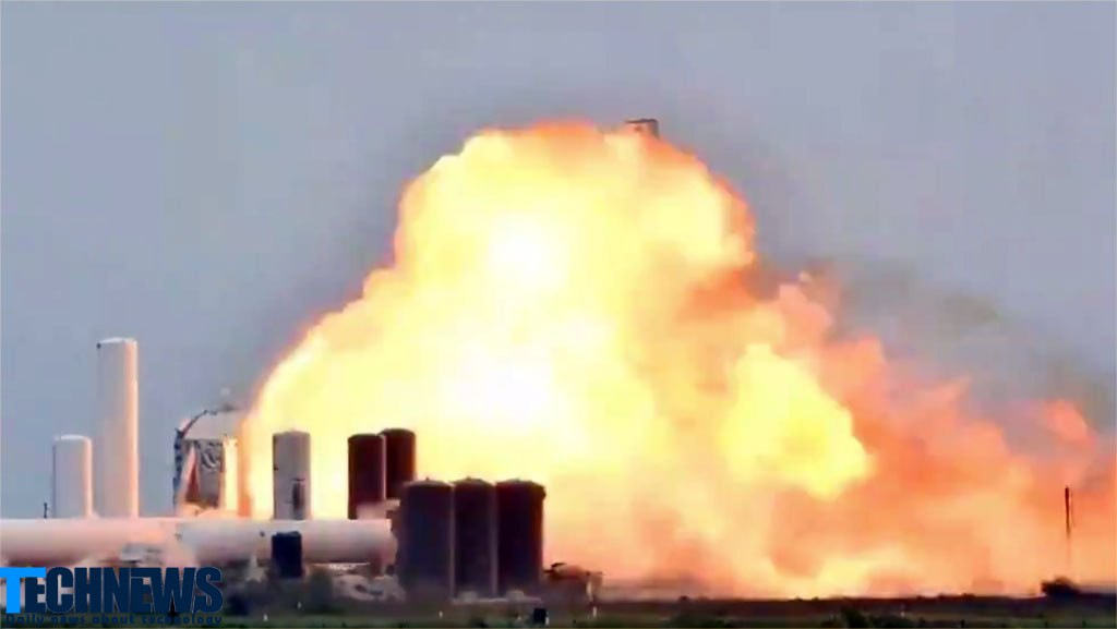 انفجار موتور فضاپیمای اسپیس ایکس در مرحله آزمایش