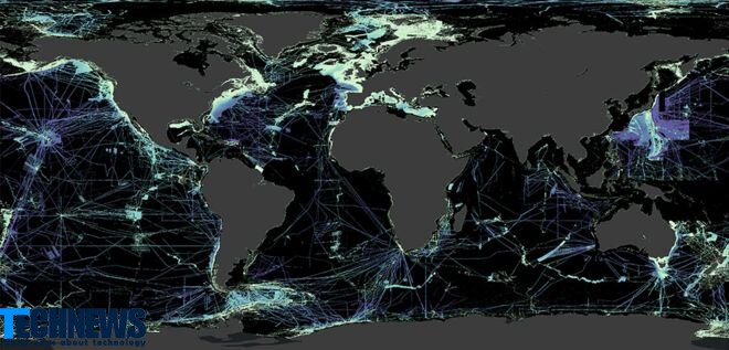 فوری : نقشه یک پنجم بستر اقیانوس‌های زمین تهیه شد