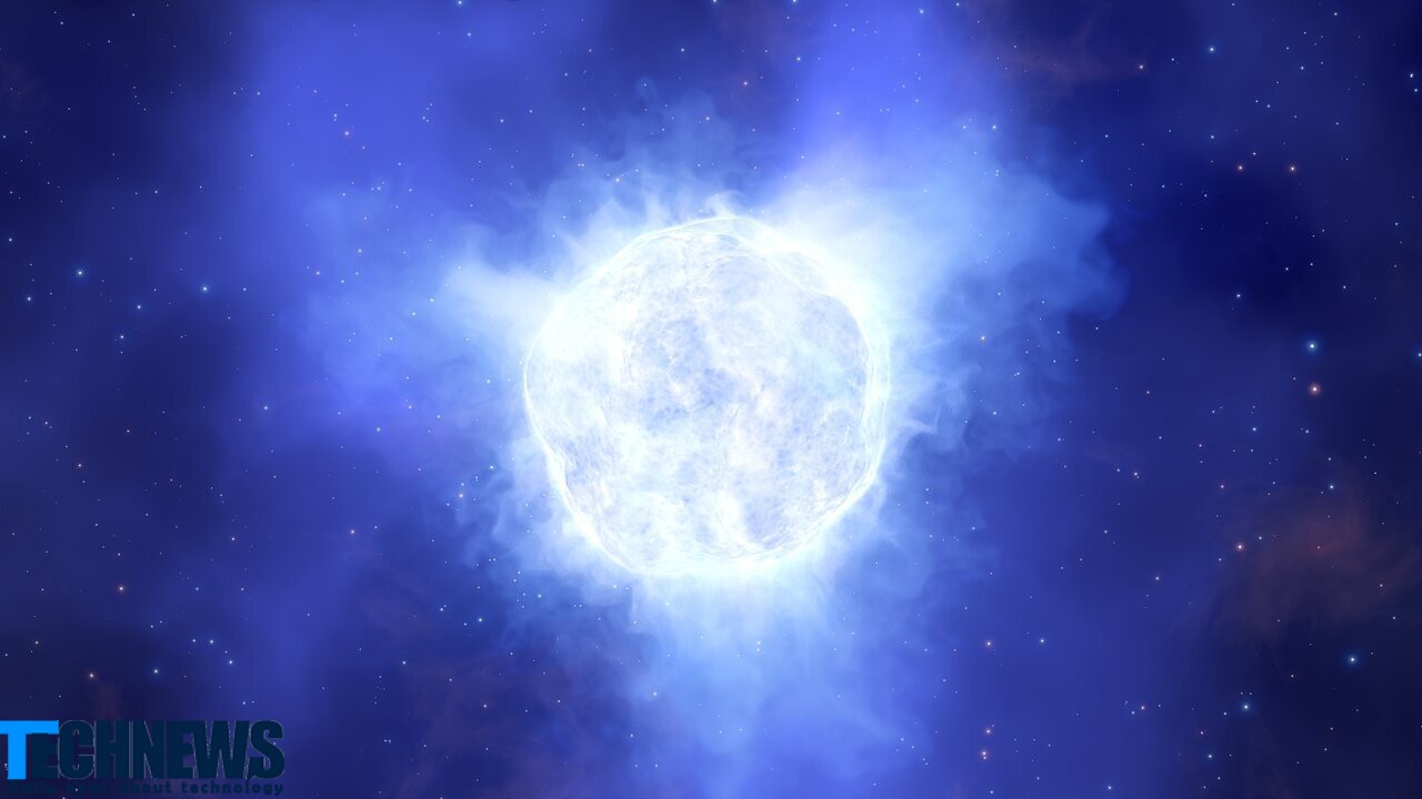 ناپدید شدن یک ستاره با اندازه ای ۱۰۰ برابر خورشید