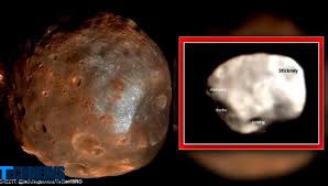 تصویر بزرگترین قمر مریخ توسط یک مدارگرد هندی ثبت شد