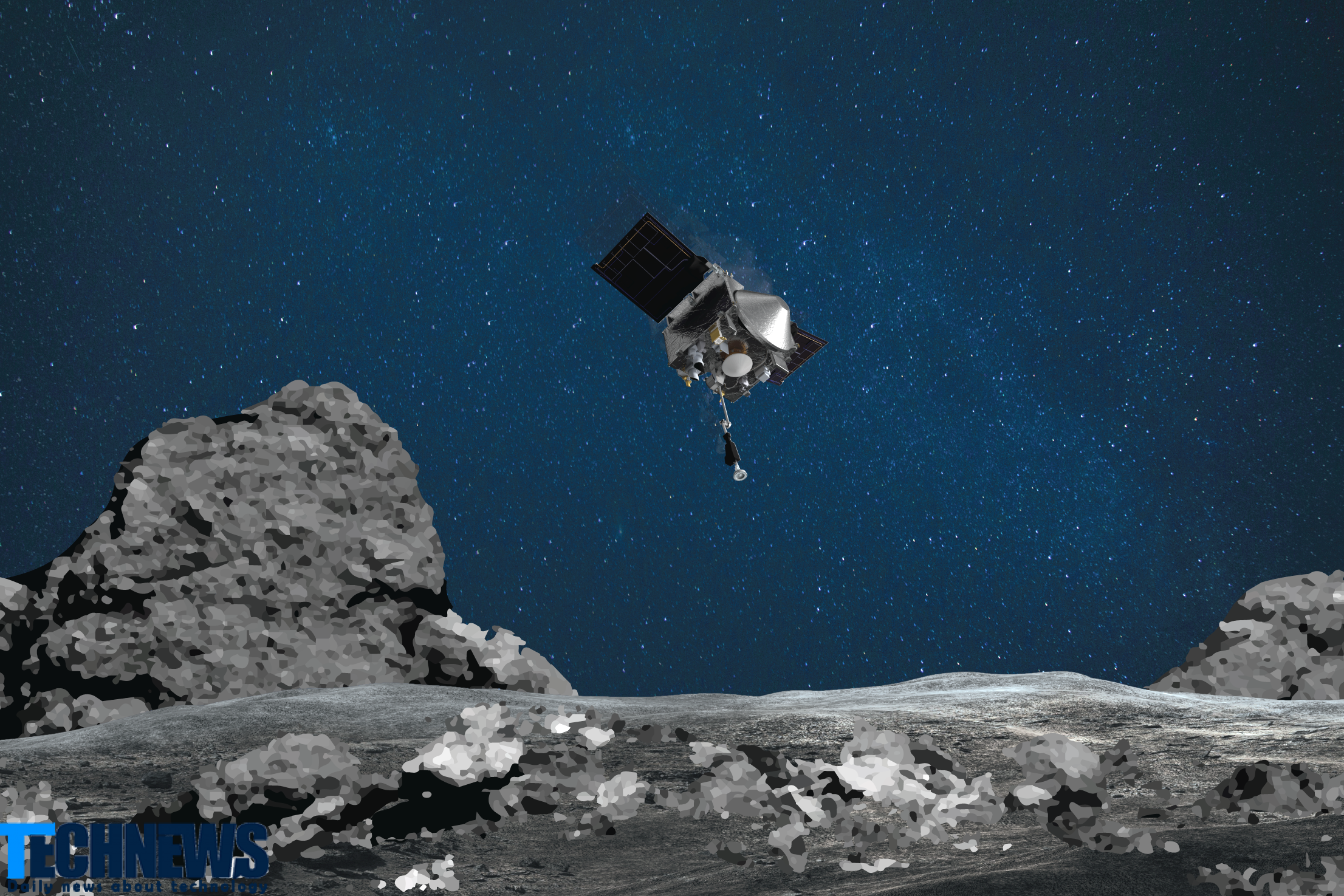 فضاپیمای ناسا نمونه های جمع آوری شده از سیارک بنو را به خارج از فضاپیما می ریزد
