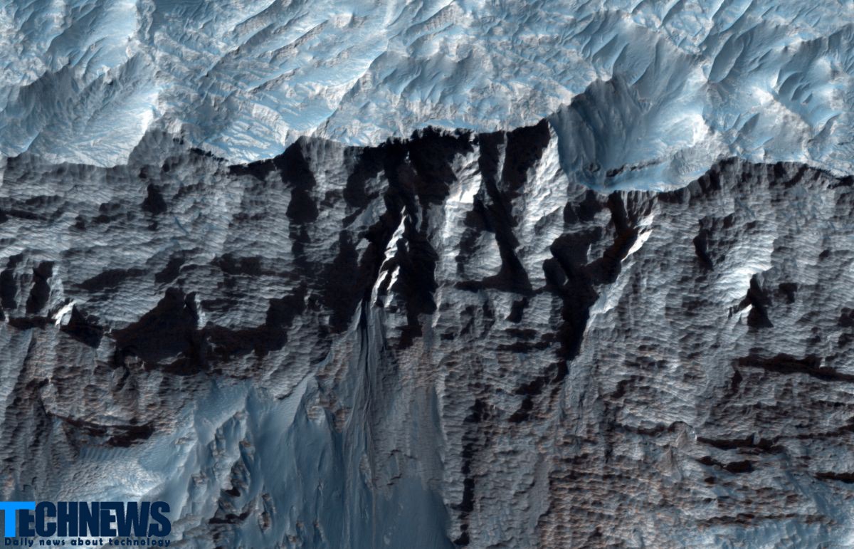 انتشار تصاویری از بزرگترین دره منظومه شمسی توسط مدارگرد مریخ ناسا