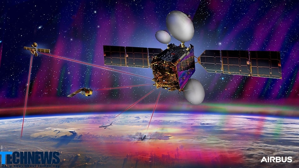 ایرباس ارتباط بین ماهواره ها و هواپیماها را از طریق لیزر امکان پذیر می کند