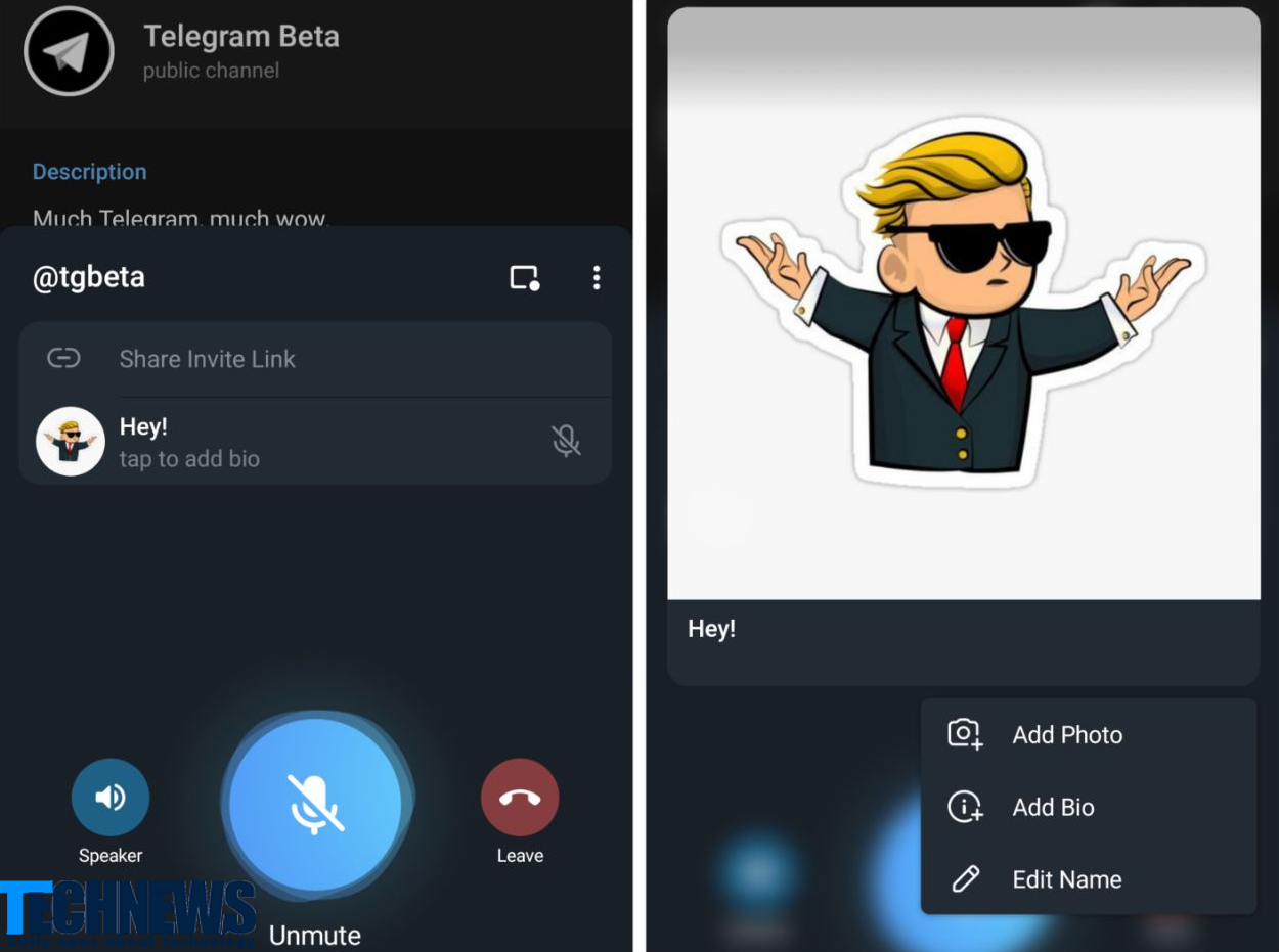 قابلیت چت صوتی زمان بندی شده در نسخه جدید تلگرام؛ رقابت شبکه های اجتماعی با کلاب هاوس