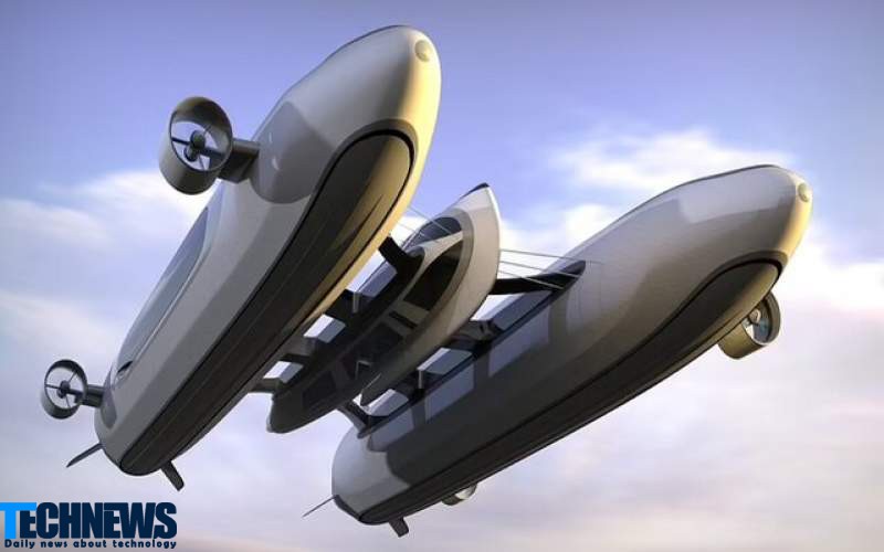 طرح مفهومی جدیدترین کشتی تفریحی لوکس با قابلیت پرواز