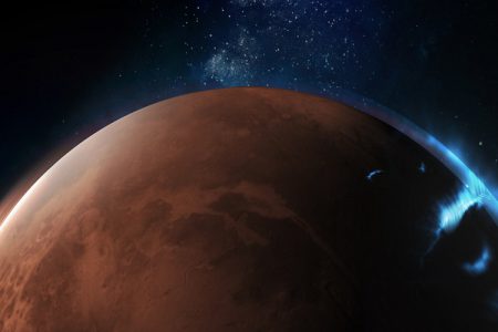 کاوشگر فضایی امارات متحده شکل جدیدی از شفق قطبی در مریخ را به ثبت رساند