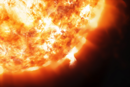 محققان از کشف یک لکه خورشیدی عظیم رو به زمین خبر دادند که احتمال انفجار آن زیاد است