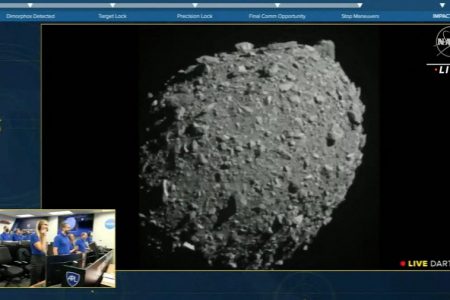 برخورد موفقیت آمیز فضاپیمای دارت به سیارک دیمورفوس