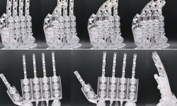 دست رباتیک پیشرفته می تواند انگشتان خود را خم کند