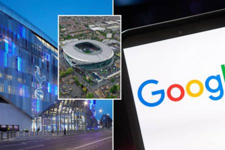 گوگل به دنبال خرید حق نام ورزشگاه تاتنهام