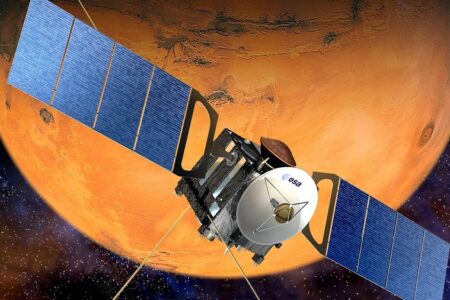 ثبت داده های ۷ ماموریت مریخی ناسا توسط مدارگرد مارس اکسپرس