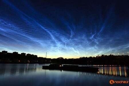 ماجرای ایجاد ابرهای شب تاب پس از پرتاب ماهواره های استارلینک