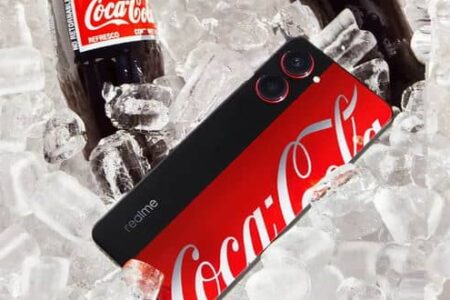 گوشی جدید ریلمی طراحی منحصر بفرد مبتنی بر نوشابه های کوکاکولا دارد