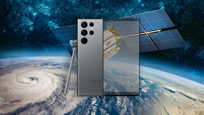 Samsung satellite connection