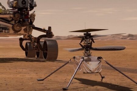 هلیکوپتر نبوغ در مریخ ۴۹ امین پرواز خود را سریعتر از همیشه انجام داد